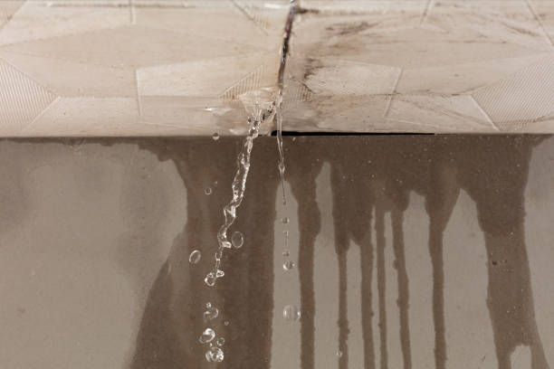 Professional Burst Pipe Cleanup technician working in Morganton, NC